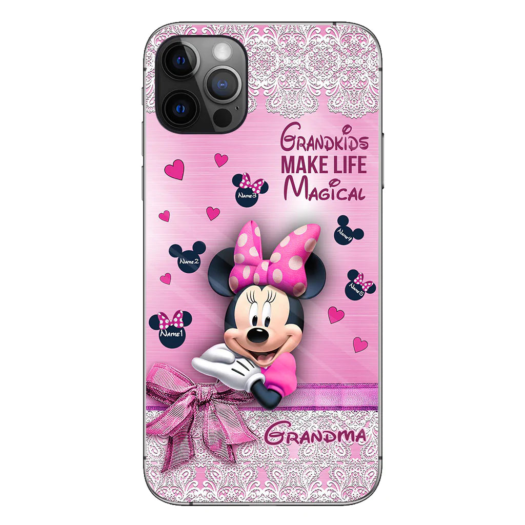 Grandkids Make Life - Personalized Grandma Phone Case