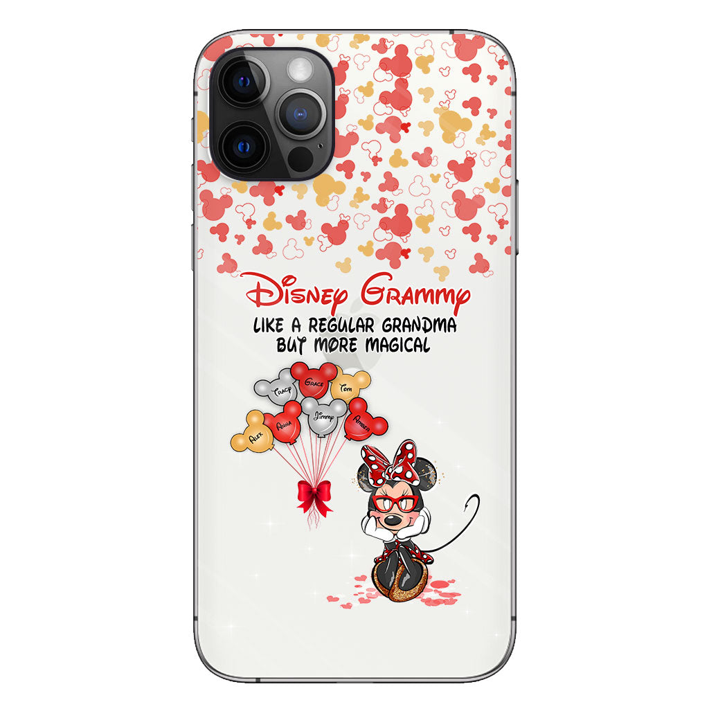 Like A Regular Grandma But More Magical - Personalized Grandma Clear Phone Case