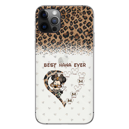 Best Grandma Ever - Personalized Grandma Clear Phone Case