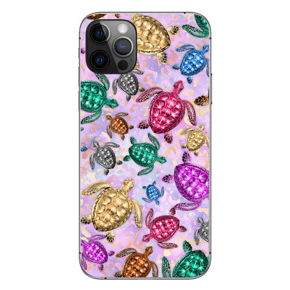 Salty Soul Colorful Turtles Leopard - Phone Case