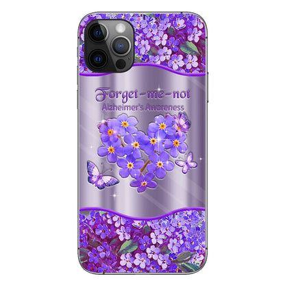 Forget-me-not - Alzheimer Awareness Personalized Phone Case