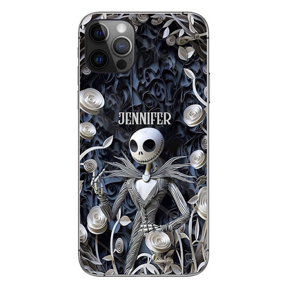 Hello Darkness - Personalized Nightmare Phone Case With 3D Effect Pattern