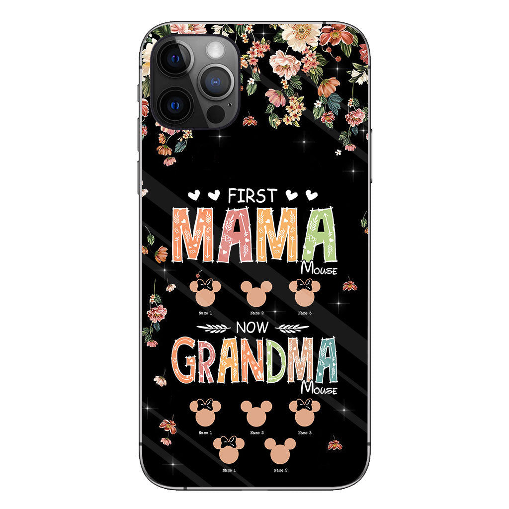 First Mama Mouse Now Grandma Mouse - Personalized Mother's Day Grandma Phone Case