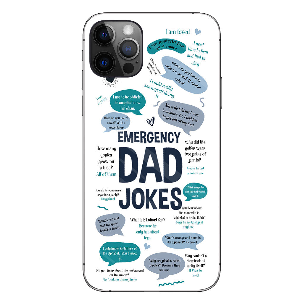 Emergency Dad Jokes - Father's Day Phone Case