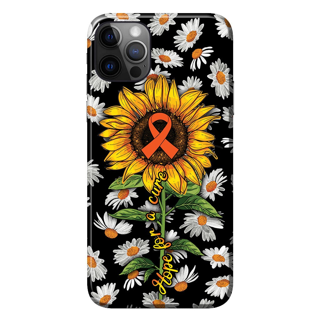 Hope For A Cure  - Multiple Sclerosis Awareness Phone Case 092021
