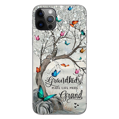 Grandkids Make Life More Grand - Personalized Grandma Phone Case