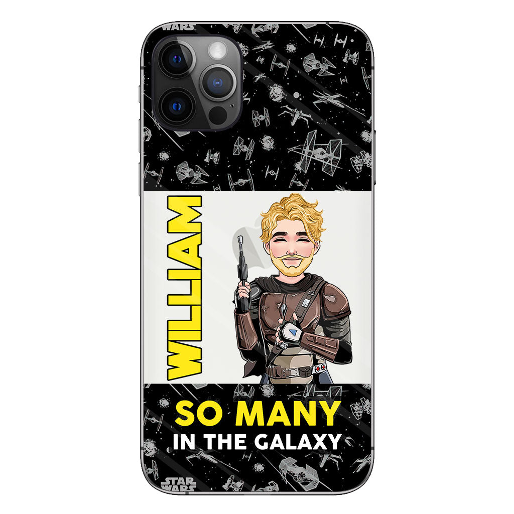 So Many In The Galaxy - Personalized The Force Clear Phone Case