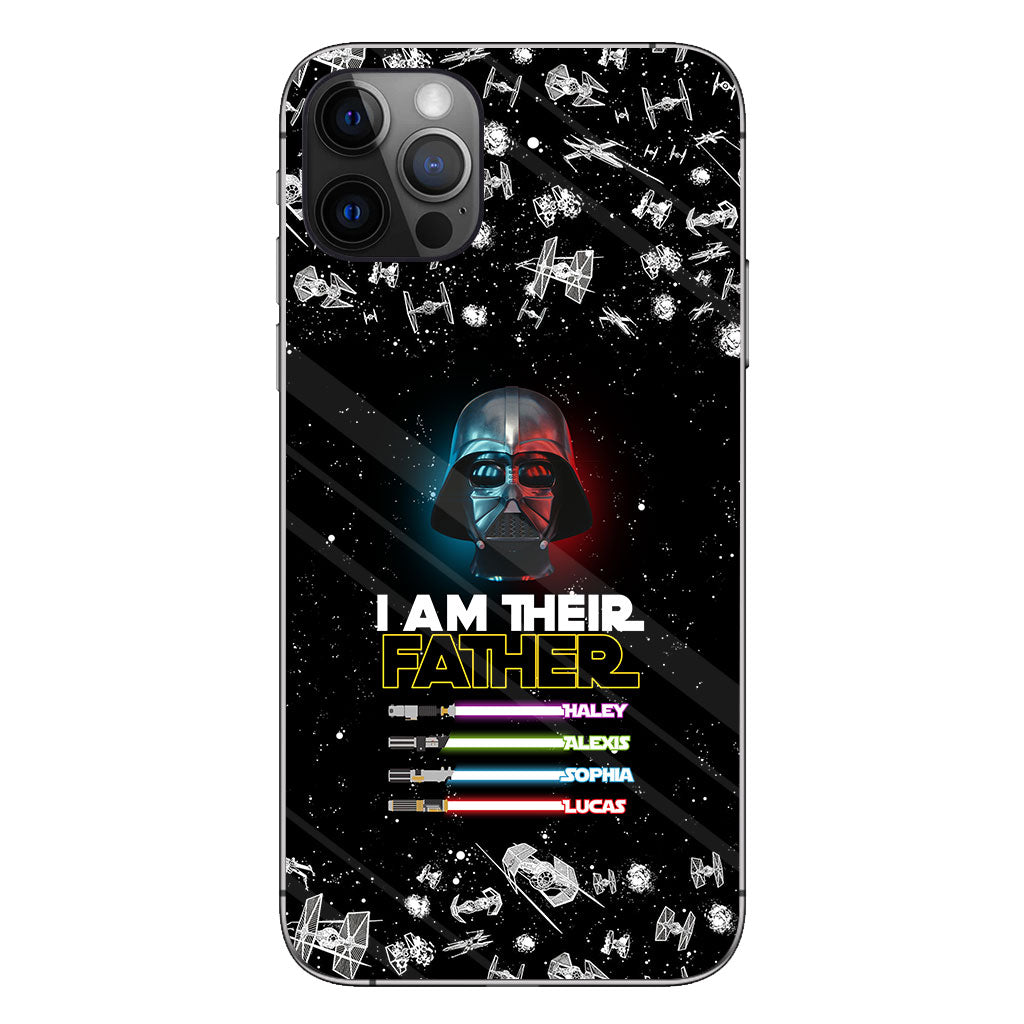 I Am Their Father - Personalized Father's Day The Force Phone Case