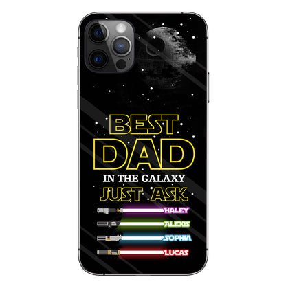 Best Dad In The Galaxy - Personalized Father's Day Phone Case