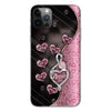 To The Moon And Back Rose Gold - Personalized Mother&#39;s Day Grandma Phone Case