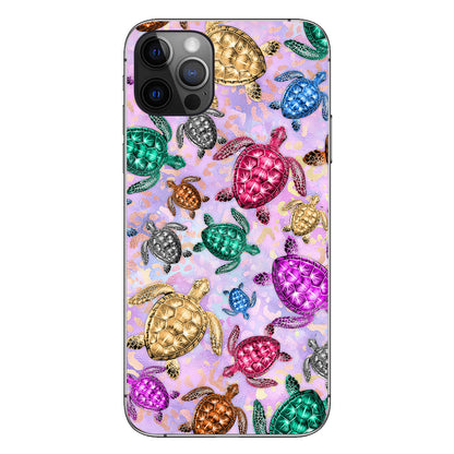 Salty Soul Colorful Turtles Leopard - Phone Case