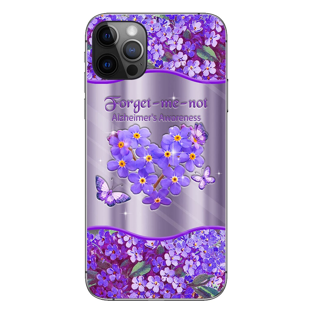 Forget-me-not - Alzheimer Awareness Personalized Phone Case