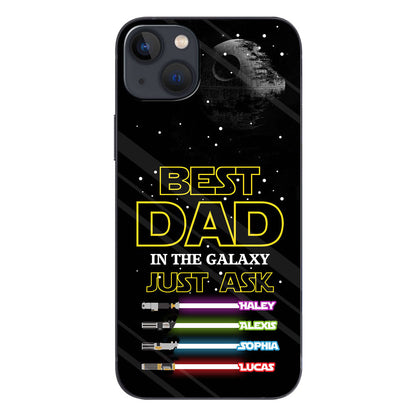 Best Dad In The Galaxy - Personalized Father's Day Phone Case