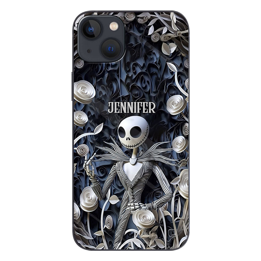 Hello Darkness - Personalized Nightmare Phone Case With 3D Effect Pattern