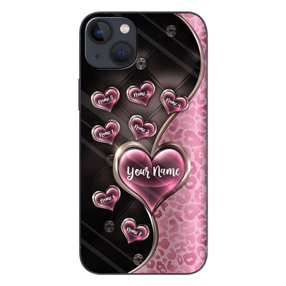 Glitter And Dirt Mama - Personalized Mother Phone Case