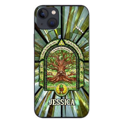 Stainted Glass Game - Personalized The Hero's Legend Phone Case