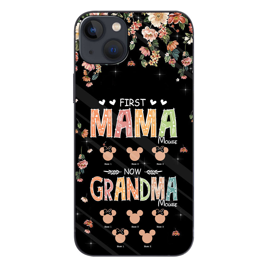 First Mama Mouse Now Grandma Mouse - Personalized Mother's Day Grandma Phone Case