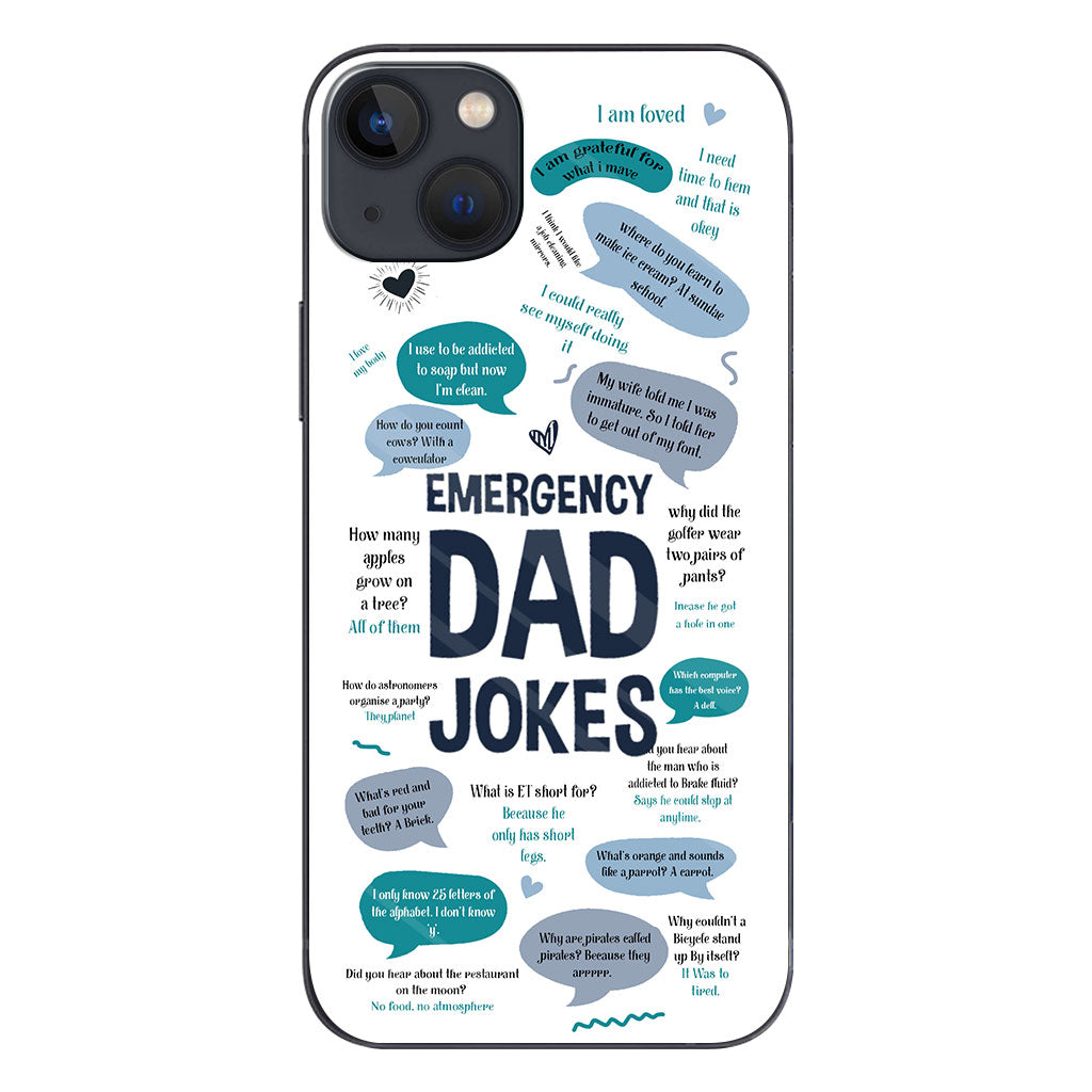 Emergency Dad Jokes - Father's Day Phone Case