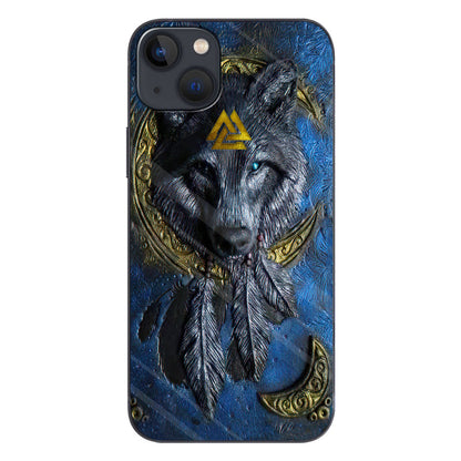 Viking Wolf - Phone Case With 3D Pattern Print