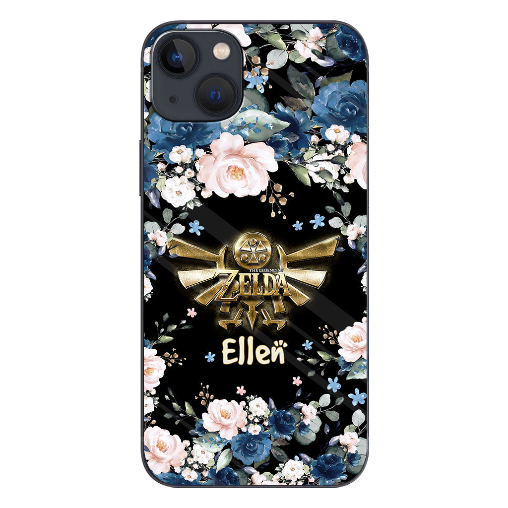 Blue Roses Legend Wings - Personalized The Hero's Legend Phone Case