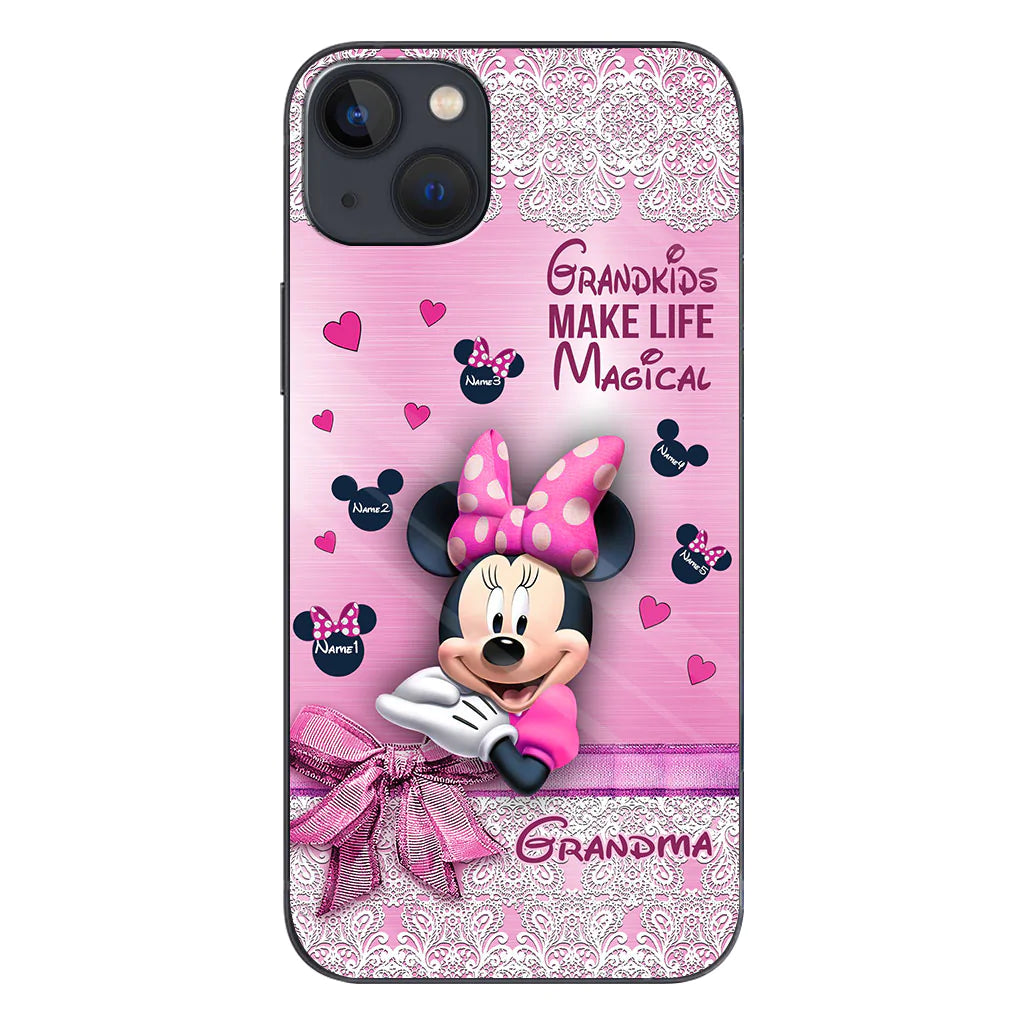 Grandkids Make Life - Personalized Grandma Phone Case