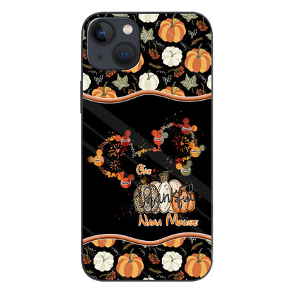 One Thankful Nana Mouse - Personalized Thanksgiving Grandma Phone Case