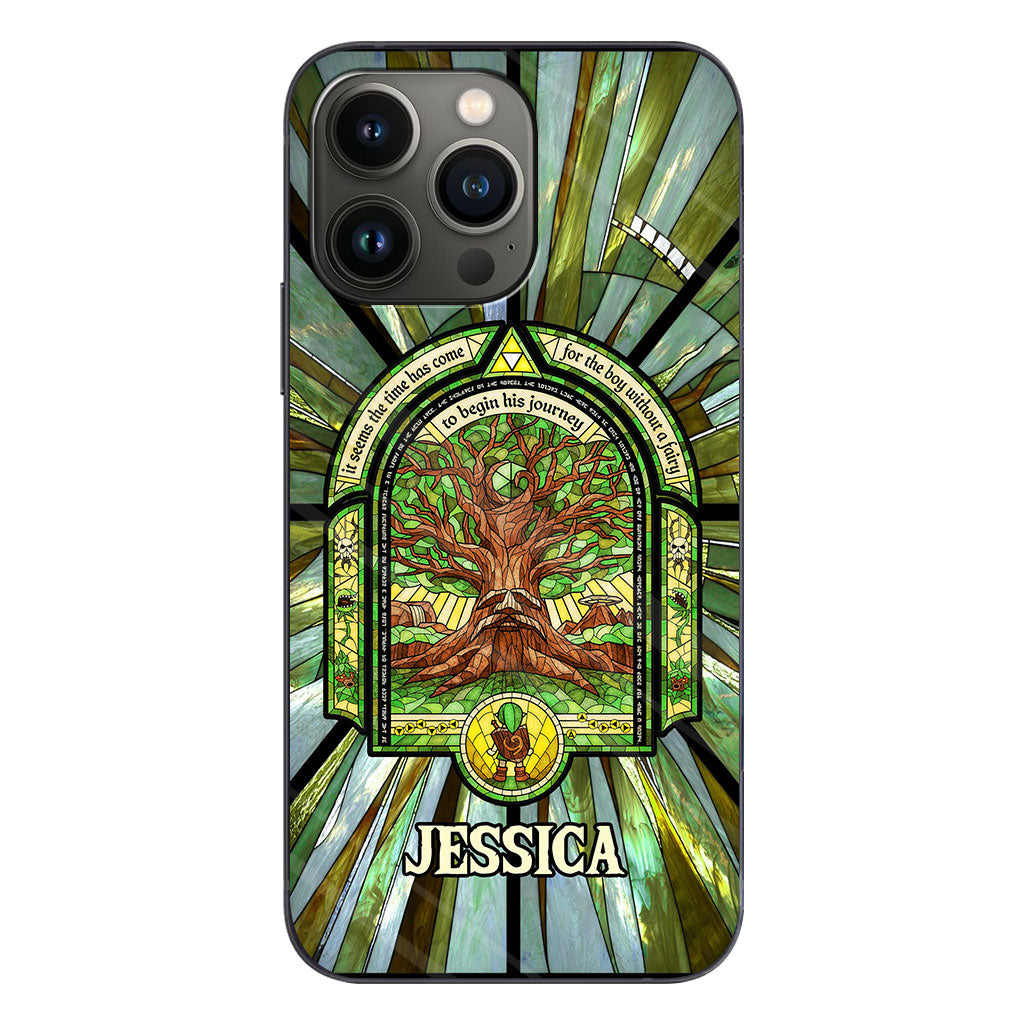 Stainted Glass Game - Personalized The Hero's Legend Phone Case