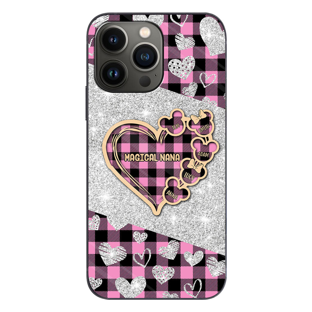 Valentine Heart Grandma - Personalized Grandma Phone Case