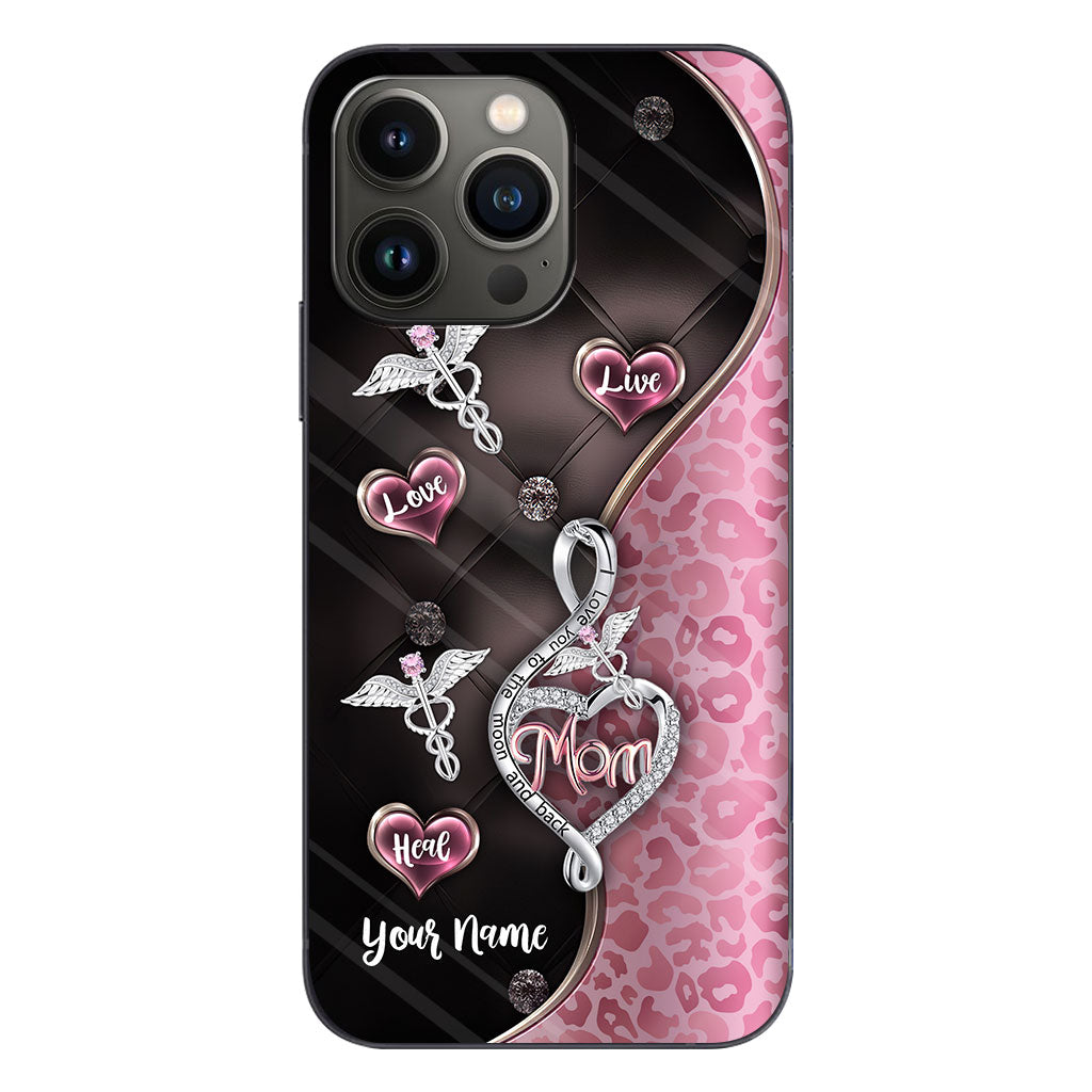 Live Love Heal Rose Gold - Personalized Nurse Phone Case