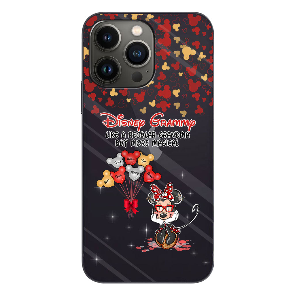 Like A Regular Grandma But More Magical - Personalized Grandma Clear Phone Case