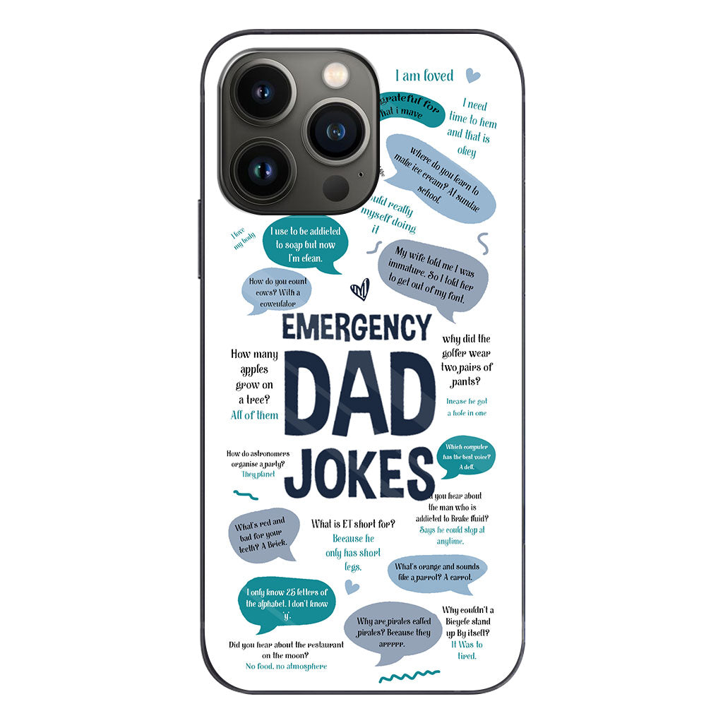 Emergency Dad Jokes - Father's Day Phone Case