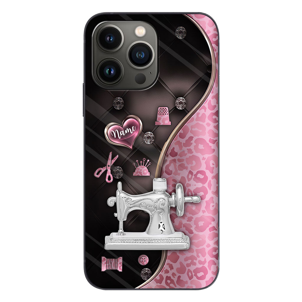 Love Sewing - Personalized Sewing Phone Case