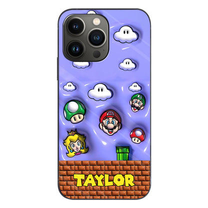 I Level Up - Personalized Super Plumber Phone Case