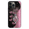 To The Moon And Back Rose Gold - Personalized Mother&#39;s Day Grandma Phone Case