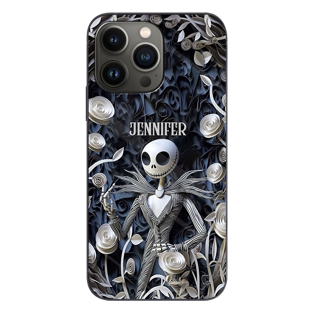 Hello Darkness - Personalized Nightmare Phone Case With 3D Effect Pattern