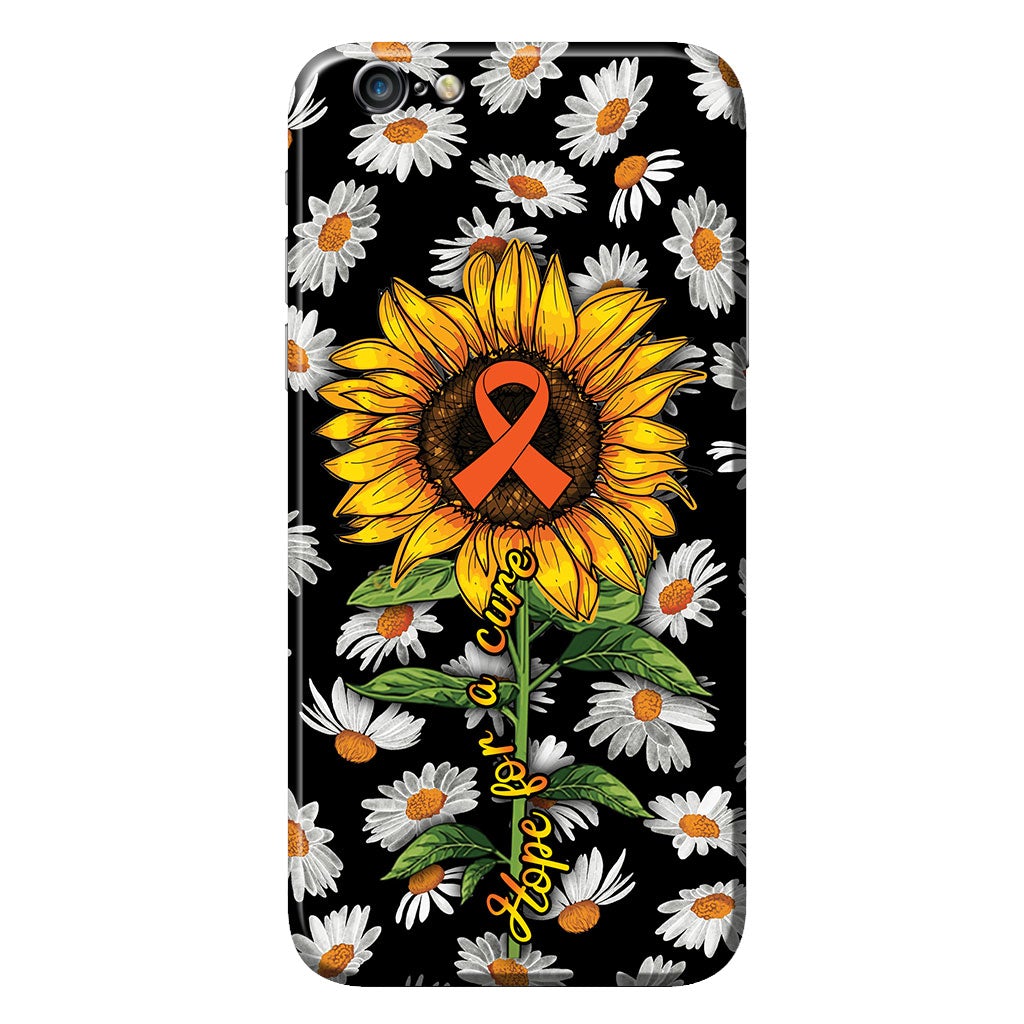 Hope For A Cure  - Multiple Sclerosis Awareness Phone Case 092021