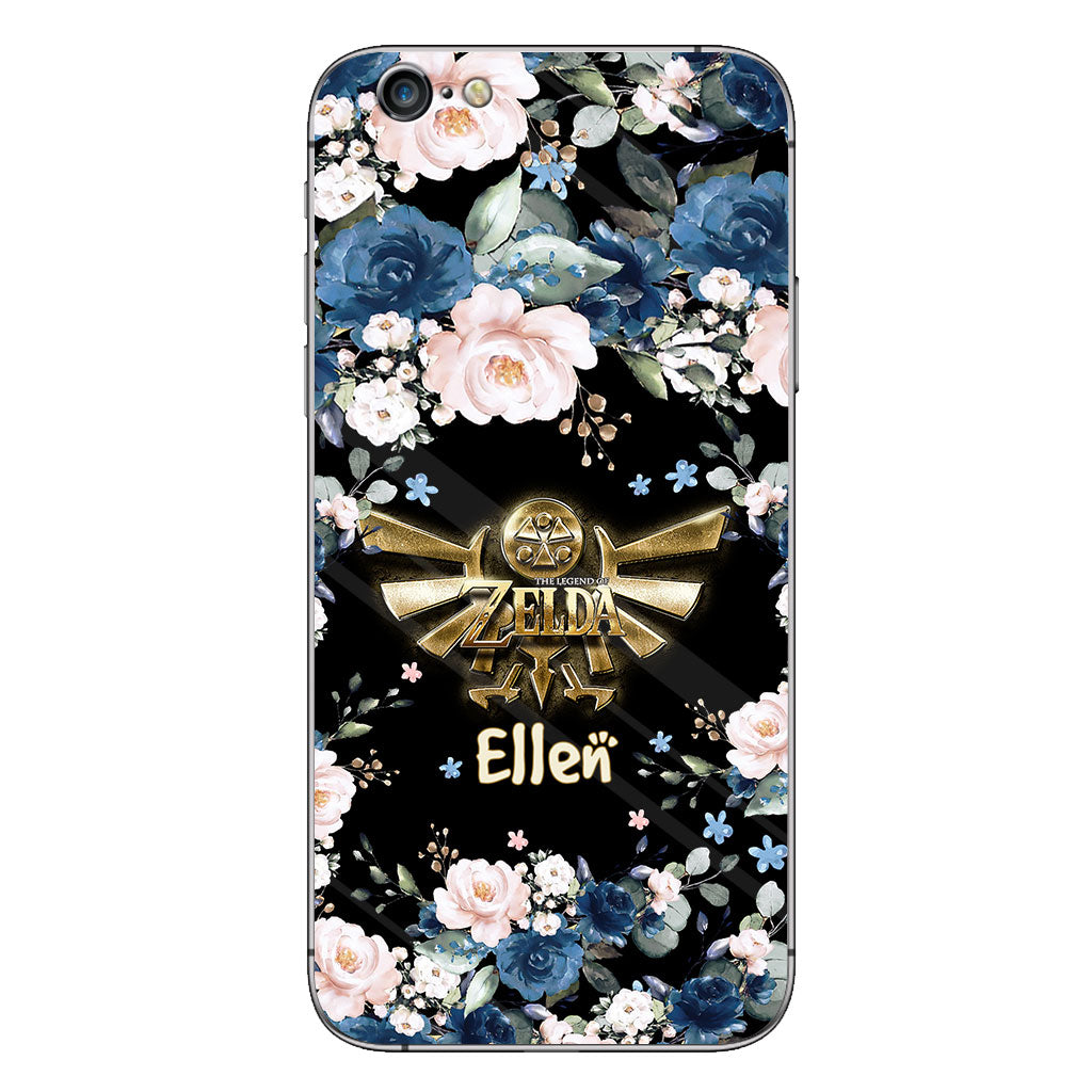 Blue Roses Legend Wings - Personalized The Hero's Legend Phone Case