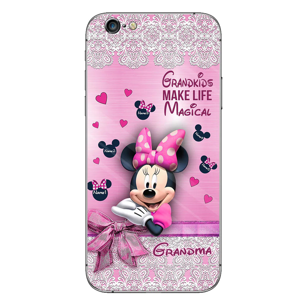 Grandkids Make Life - Personalized Grandma Phone Case