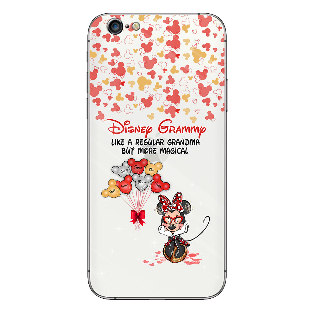 Like A Regular Grandma But More Magical - Personalized Grandma Clear Phone Case