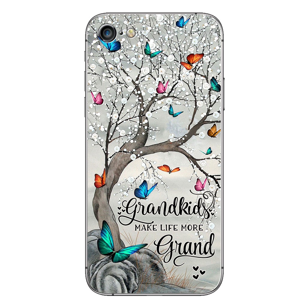 Grandkids Make Life More Grand - Personalized Grandma Phone Case