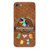 Don&#39;t Mess With Grandmasaurus - Personalized Mother&#39;s Day Phone Case With Leather Pattern Print