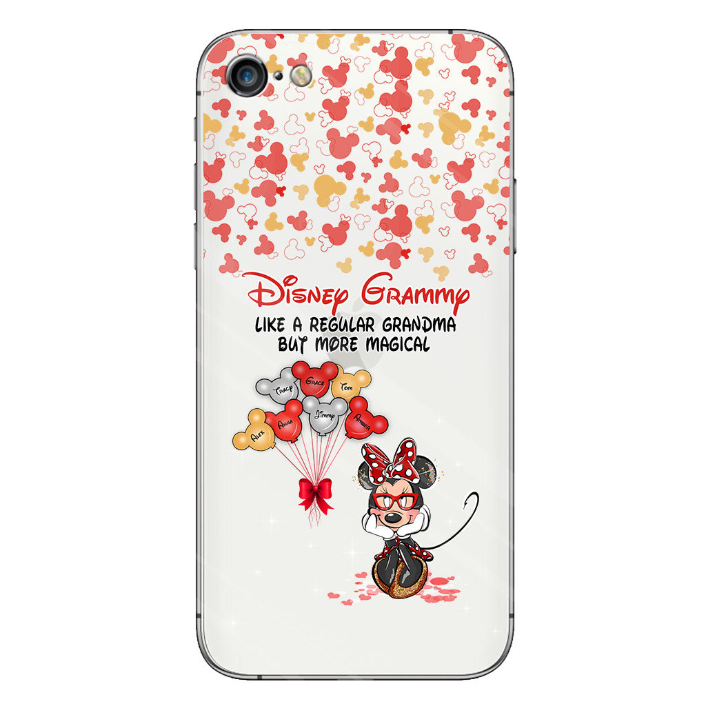 Like A Regular Grandma But More Magical - Personalized Grandma Clear Phone Case