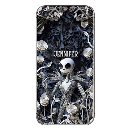 Hello Darkness - Personalized Nightmare Phone Case With 3D Effect Pattern