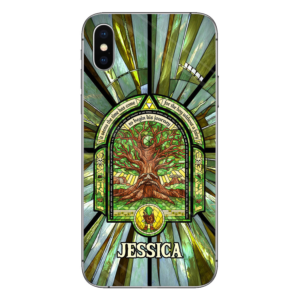 Stainted Glass Game - Personalized The Hero's Legend Phone Case