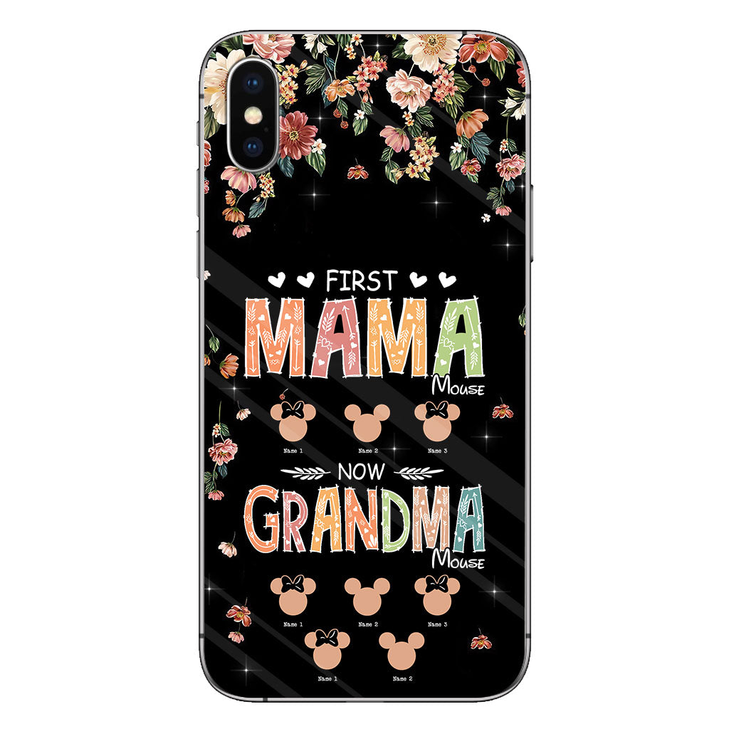 First Mama Mouse Now Grandma Mouse - Personalized Mother's Day Grandma Phone Case