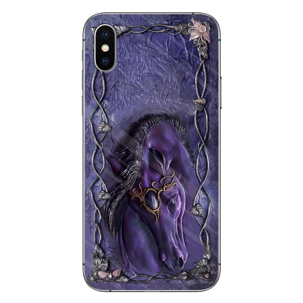 Love Horses - Phone Case With 3D Pattern Print