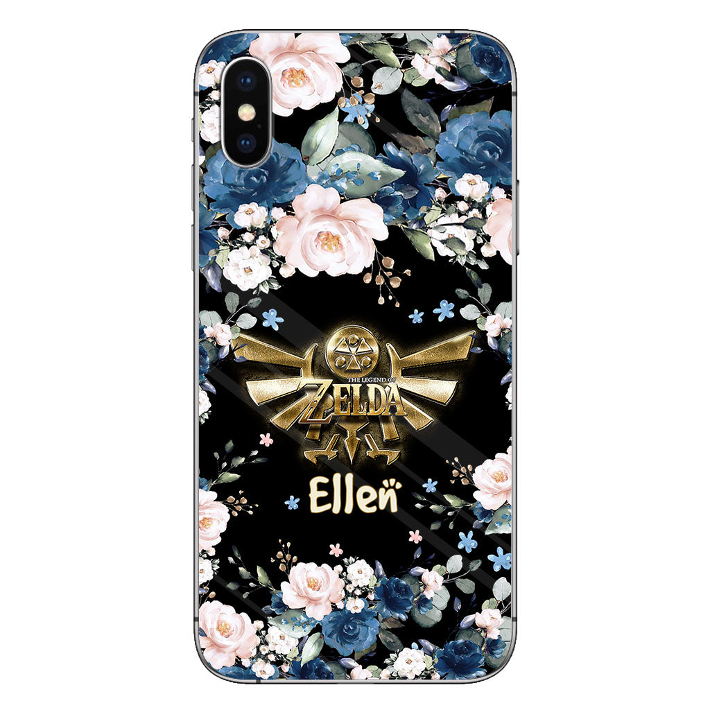 Blue Roses Legend Wings - Personalized The Hero's Legend Phone Case