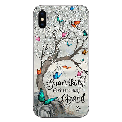 Grandkids Make Life More Grand - Personalized Grandma Phone Case