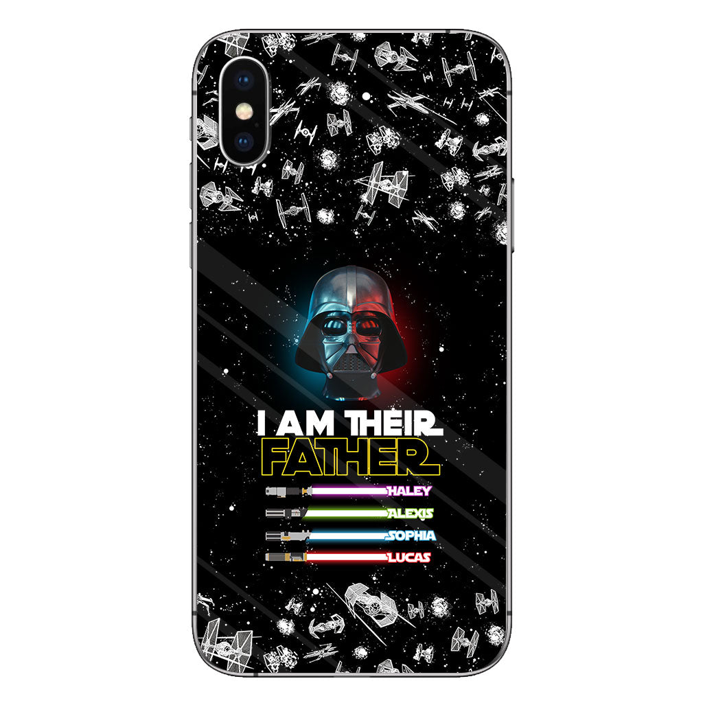 I Am Their Father - Personalized Father's Day The Force Phone Case