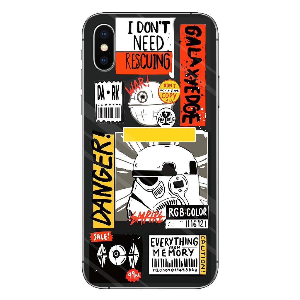 Hello Darkness - Personalized The Force Phone Case